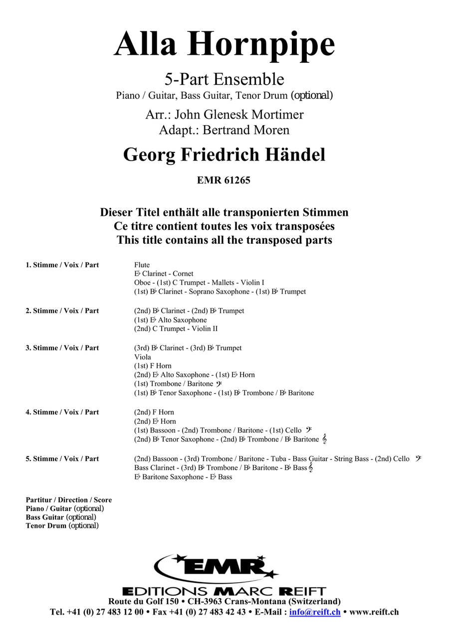 Alla Hornpipe Alla Hornpipe Score scores gallery preview page 2