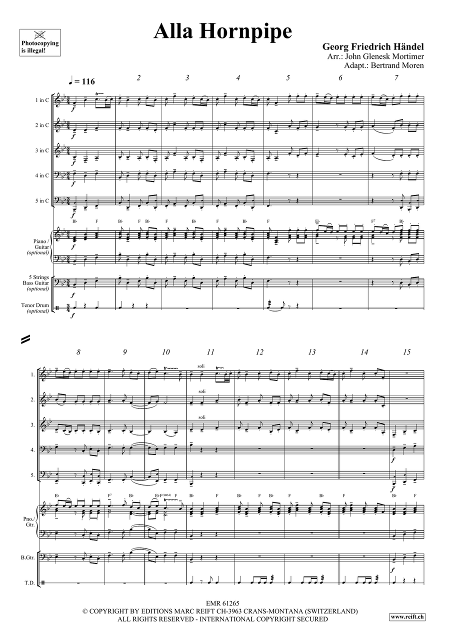 Alla Hornpipe Alla Hornpipe Score scores gallery preview page 3