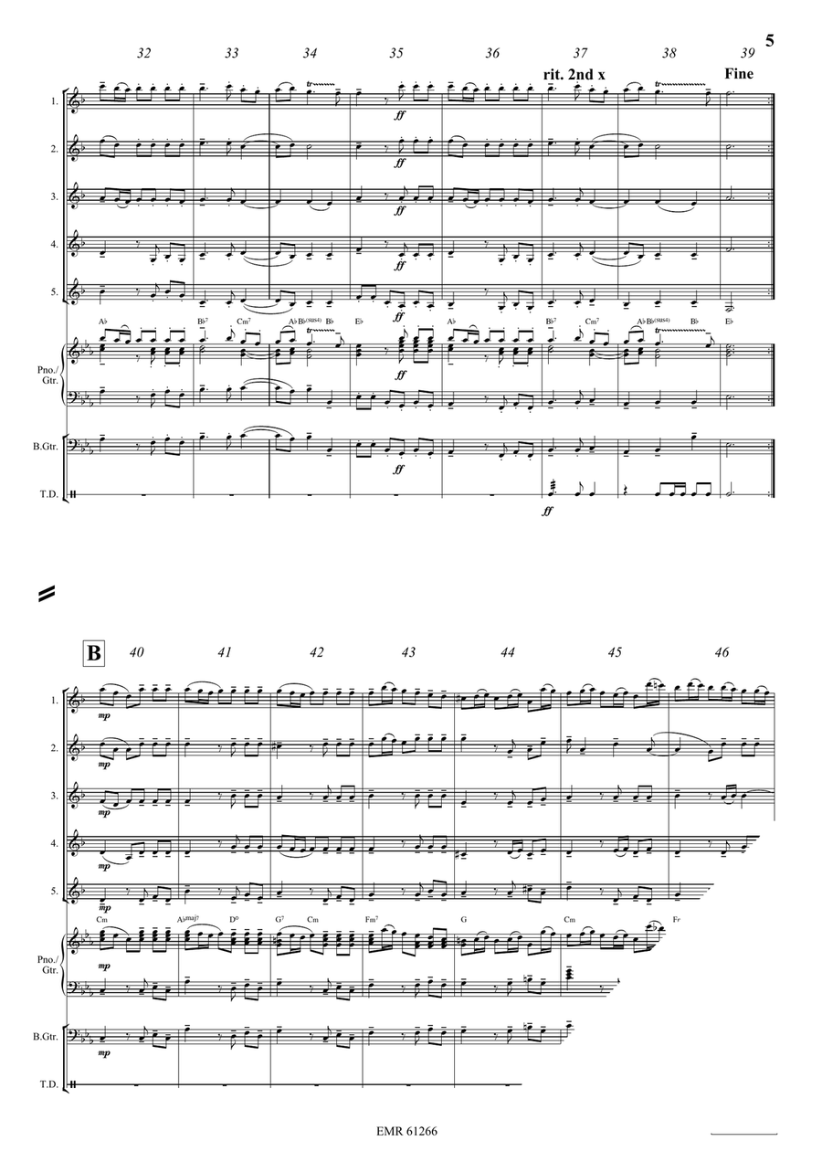 Alla Hornpipe Alla Hornpipe Clarinet Quintet scores gallery preview page 5