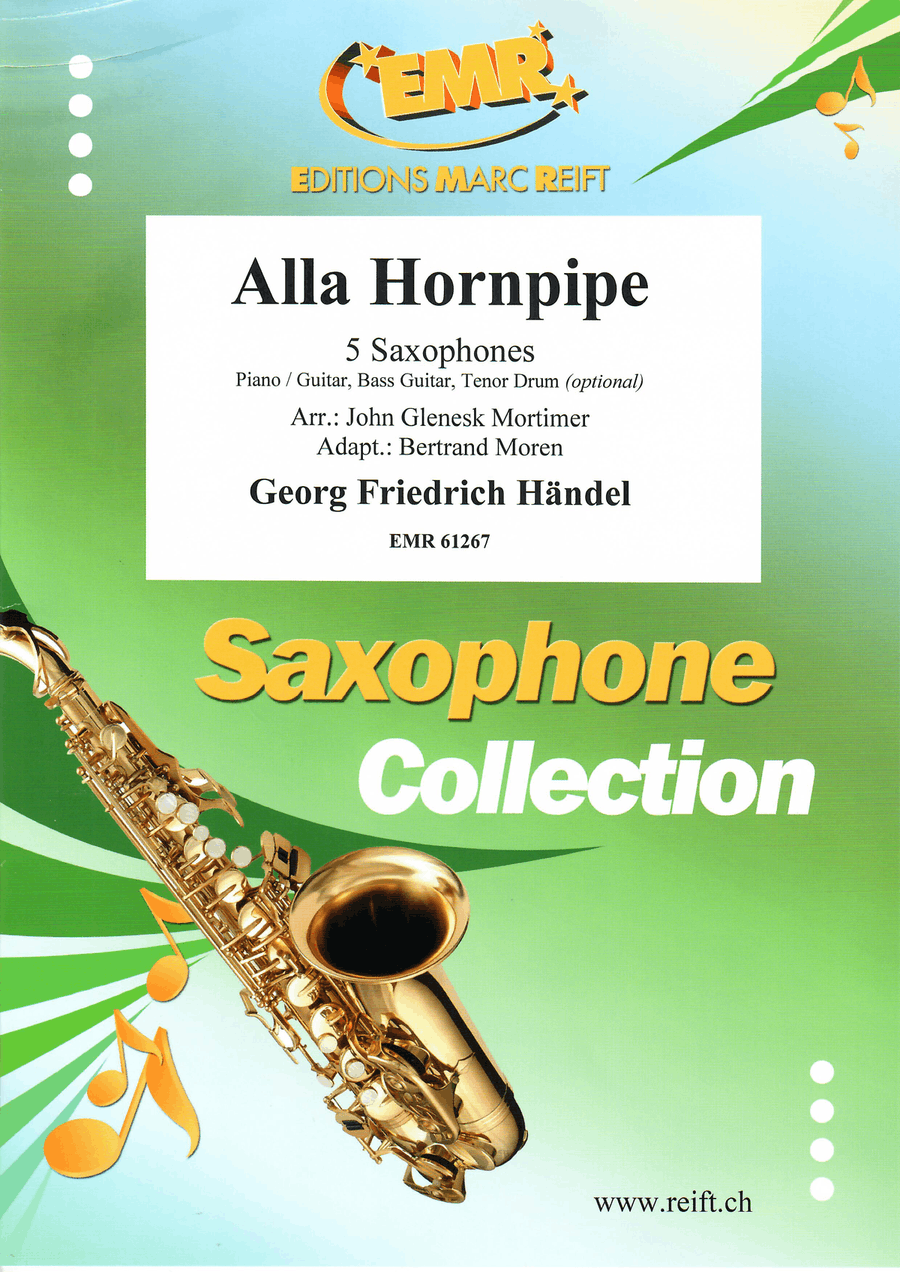 Alla Hornpipe Alla Hornpipe Saxophone Quintet scores gallery preview page 1