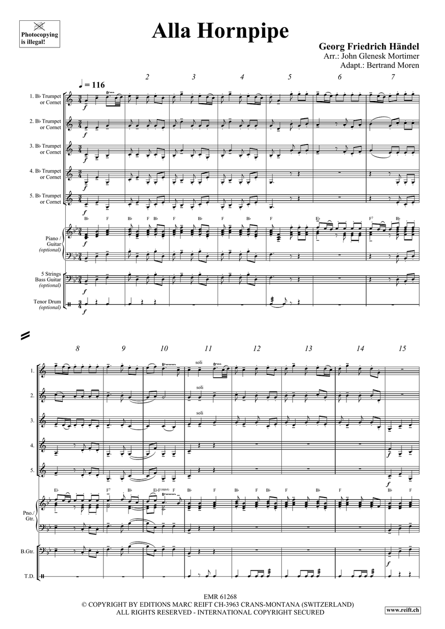 Alla Hornpipe Alla Hornpipe Cornet scores gallery preview page 3