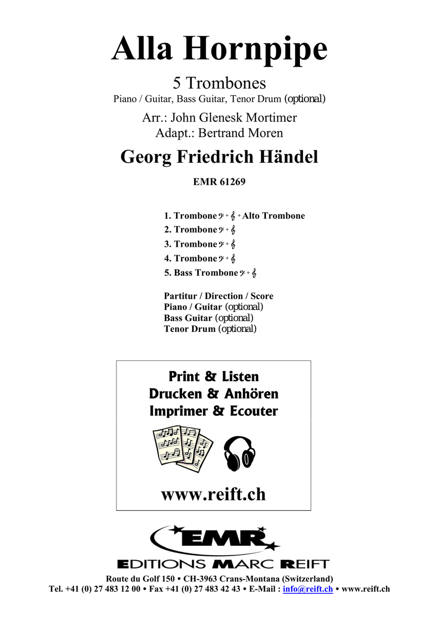 Alla Hornpipe Alla Hornpipe Trombone scores gallery preview page 2