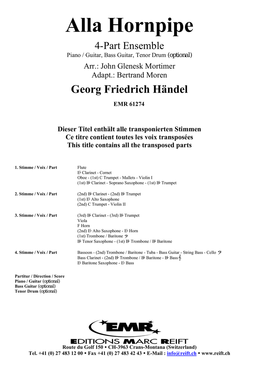 Alla Hornpipe Alla Hornpipe Score scores gallery preview page 2
