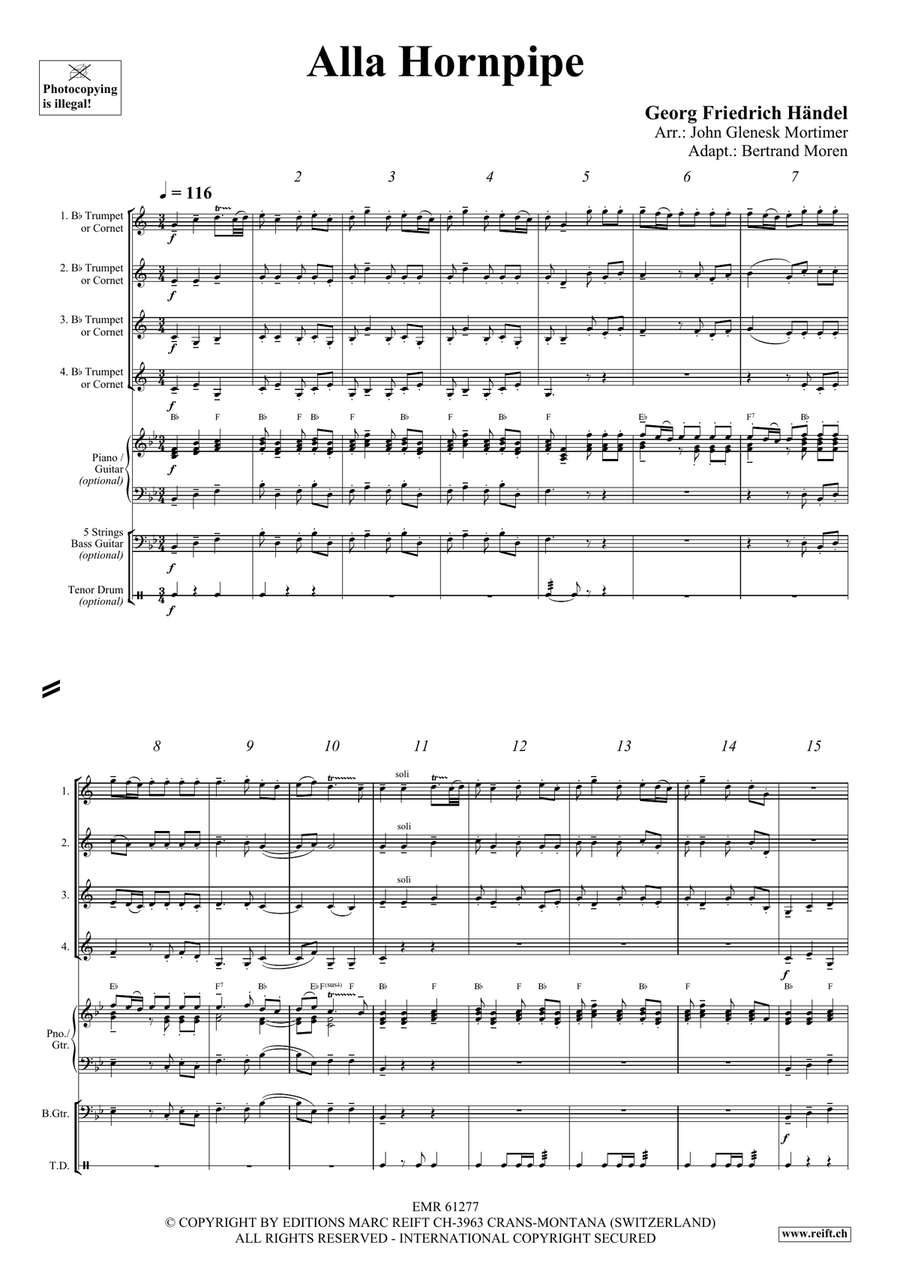 Alla Hornpipe Alla Hornpipe Cornet scores gallery preview page 3
