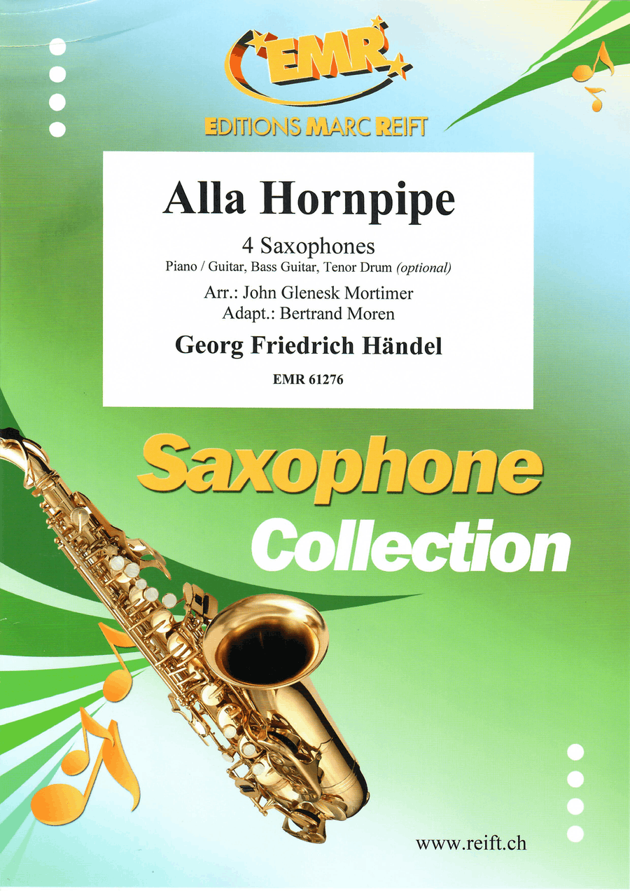 Alla Hornpipe Alla Hornpipe Saxophone Quartet scores gallery preview page 1