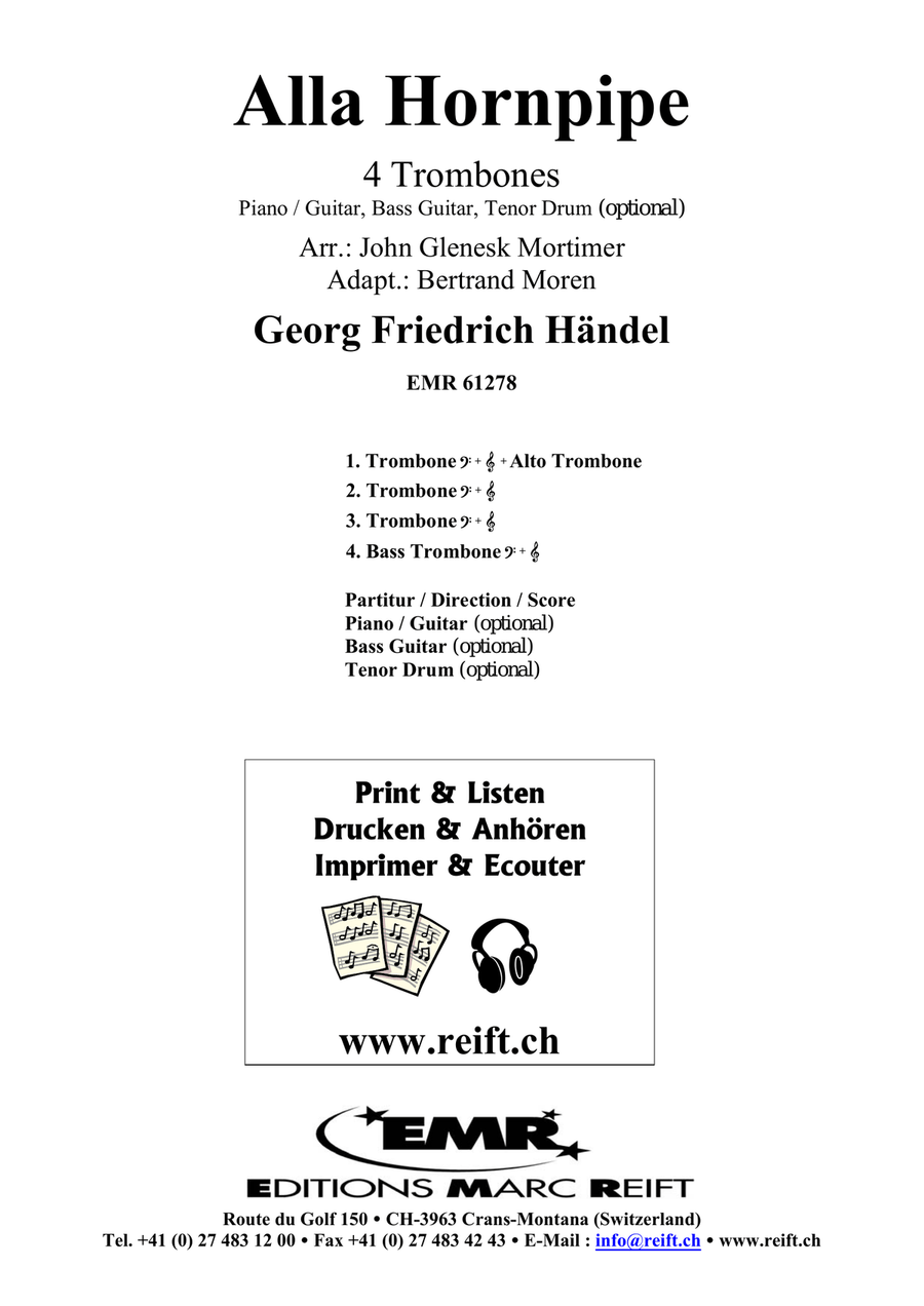 Alla Hornpipe Alla Hornpipe Trombone scores gallery preview page 2