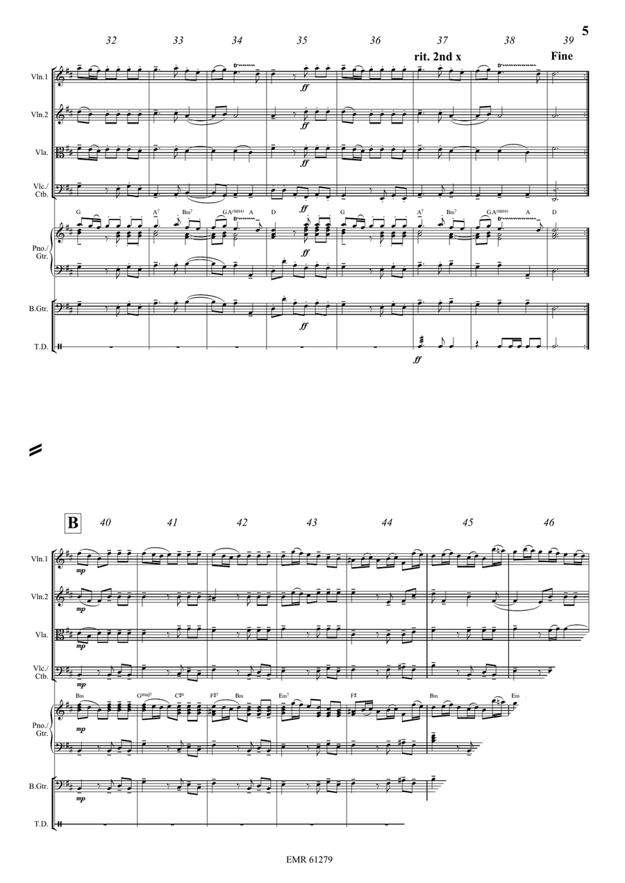 Alla Hornpipe Alla Hornpipe String Quartet scores gallery preview page 5
