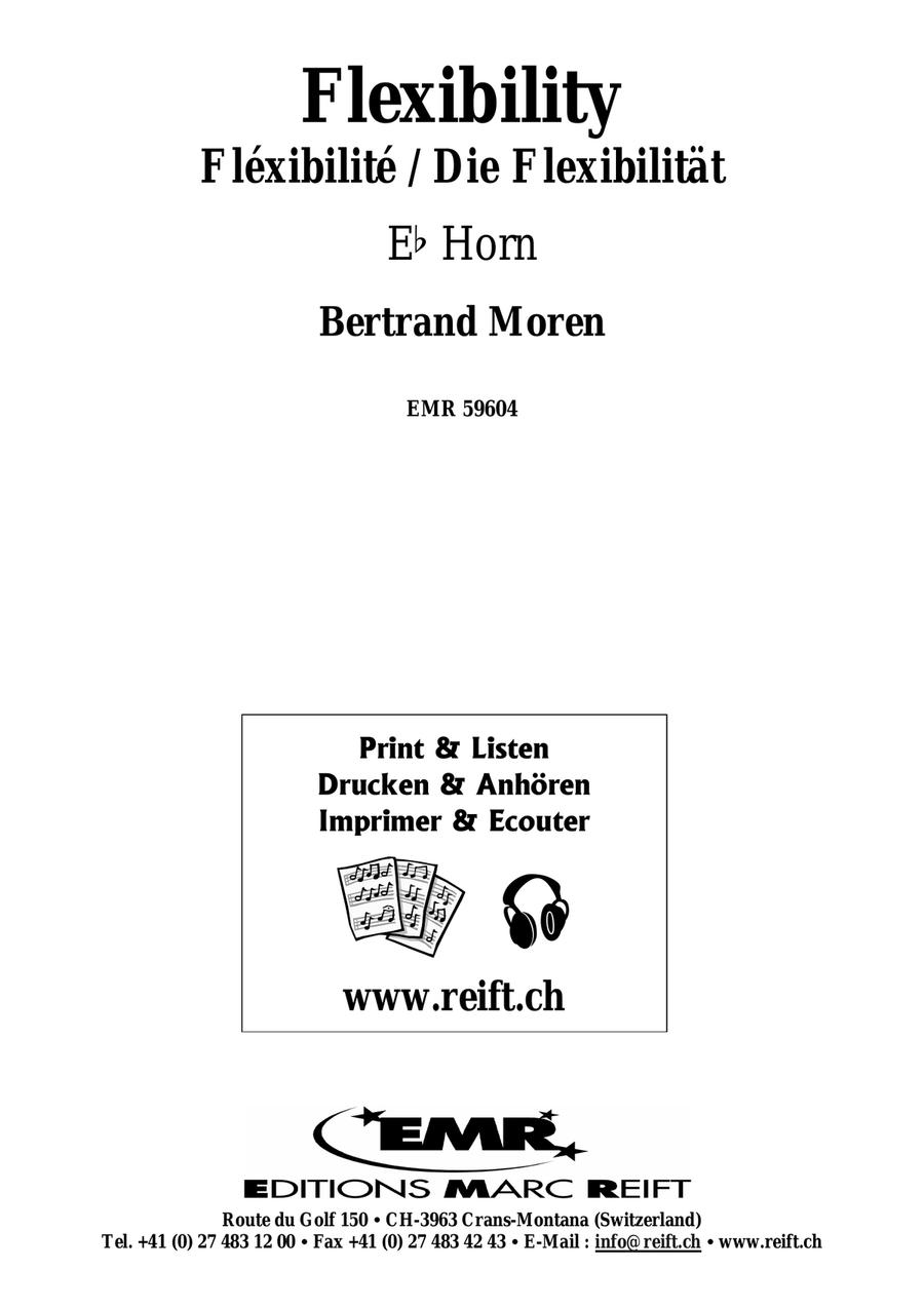 Flexibility by Bertrand Moren Horn - Sheet Music page 2