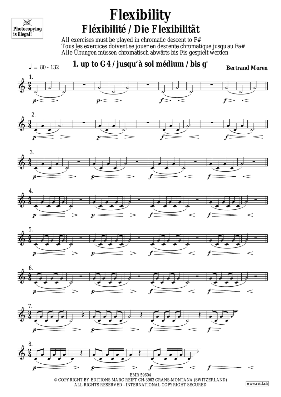 Flexibility by Bertrand Moren Horn - Sheet Music page 7