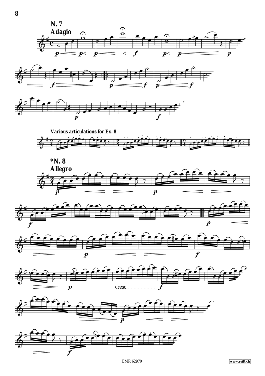 60 Selected Studies 60 Selected Studies Flute Solo scores gallery preview page 8