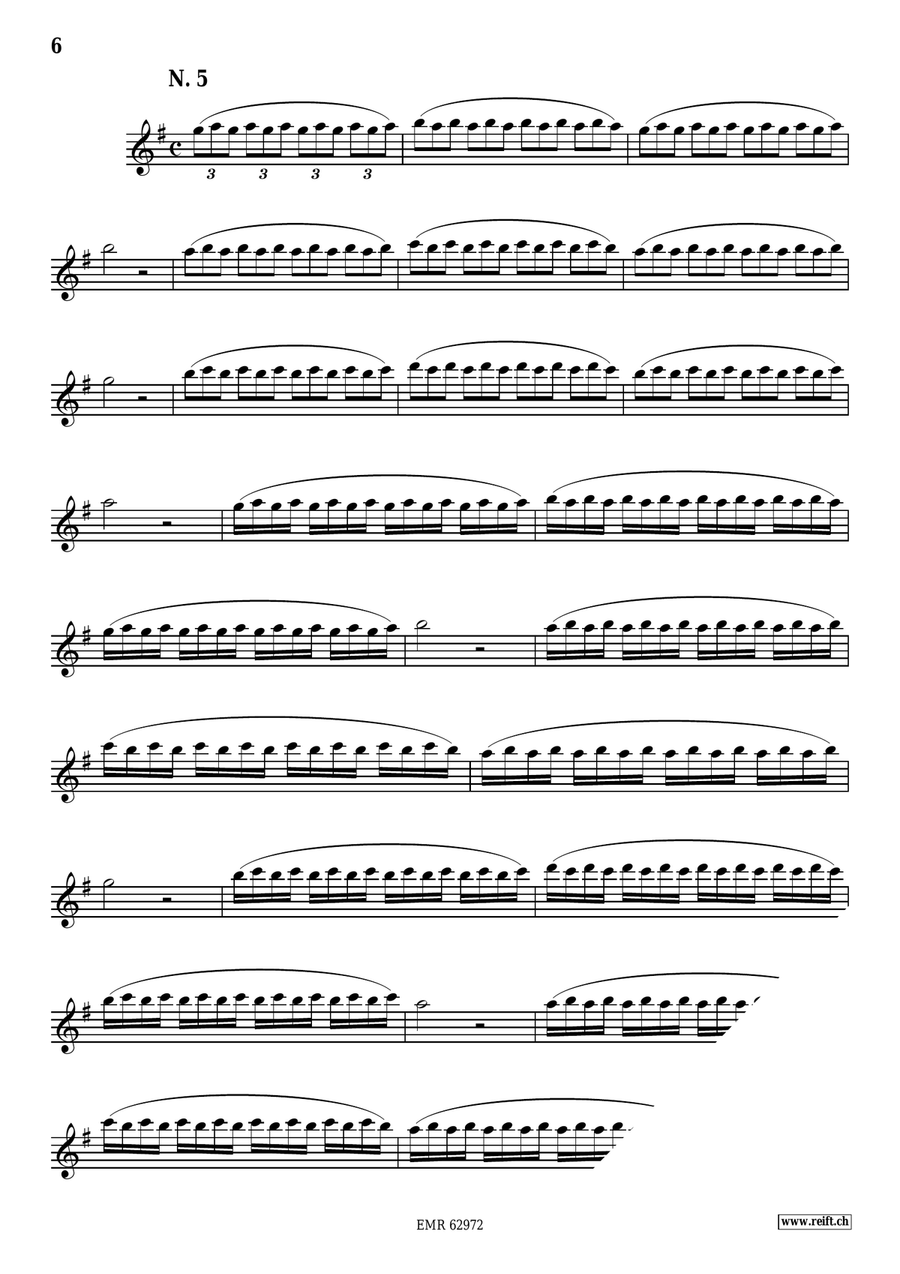 60 Selected Studies 60 Selected Studies Clarinet Solo scores gallery preview page 6
