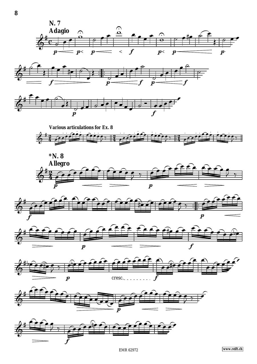 60 Selected Studies 60 Selected Studies Clarinet Solo scores gallery preview page 8