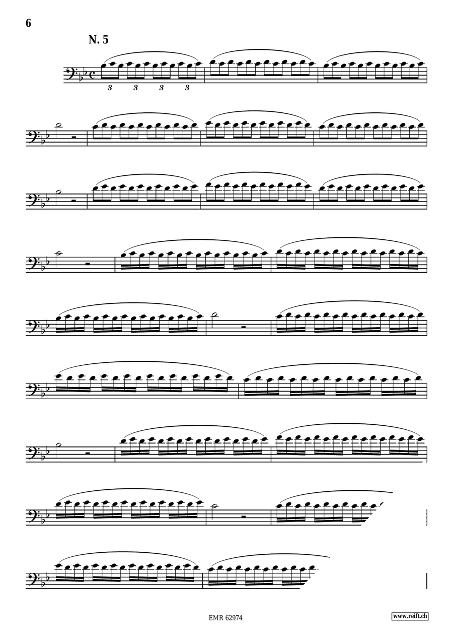 60 Selected Studies 60 Selected Studies Bassoon Solo scores gallery preview page 6