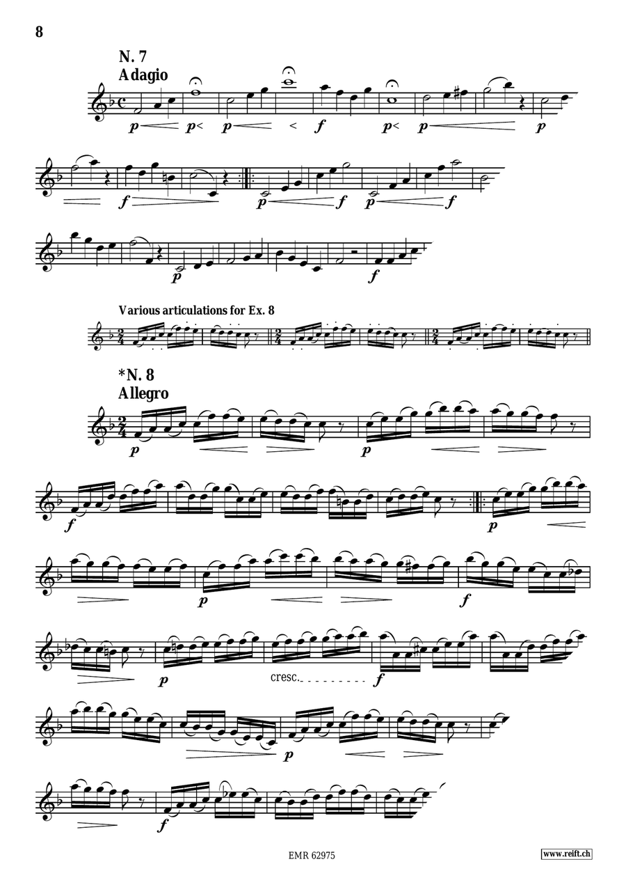 60 Selected Studies 60 Selected Studies Soprano Saxophone scores gallery preview page 8
