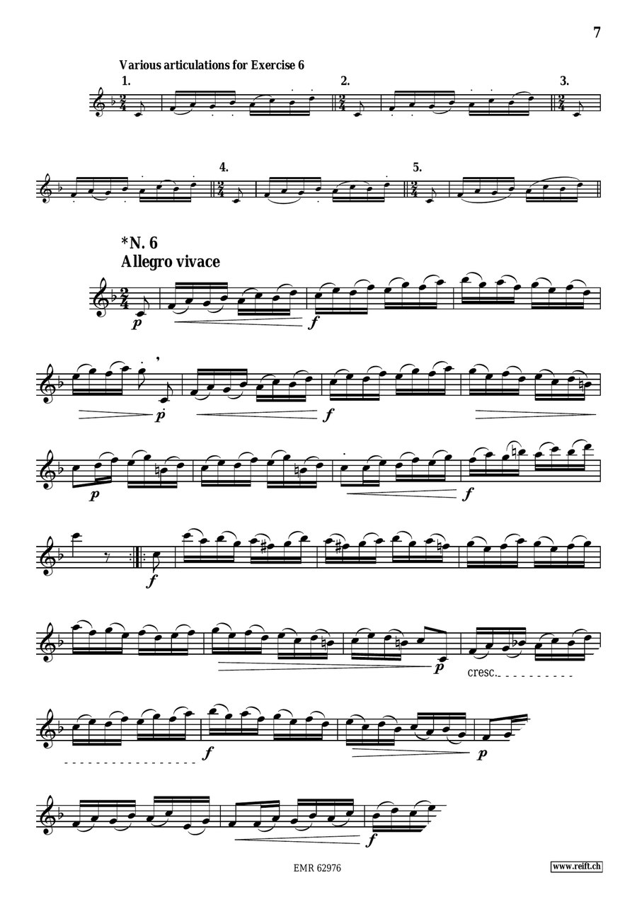 60 Selected Studies 60 Selected Studies Alto Saxophone scores gallery preview page 7