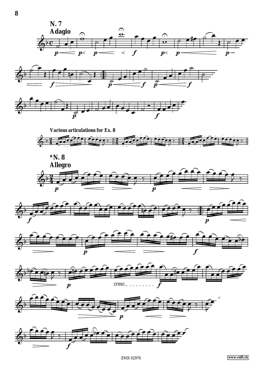 60 Selected Studies 60 Selected Studies Alto Saxophone scores gallery preview page 8
