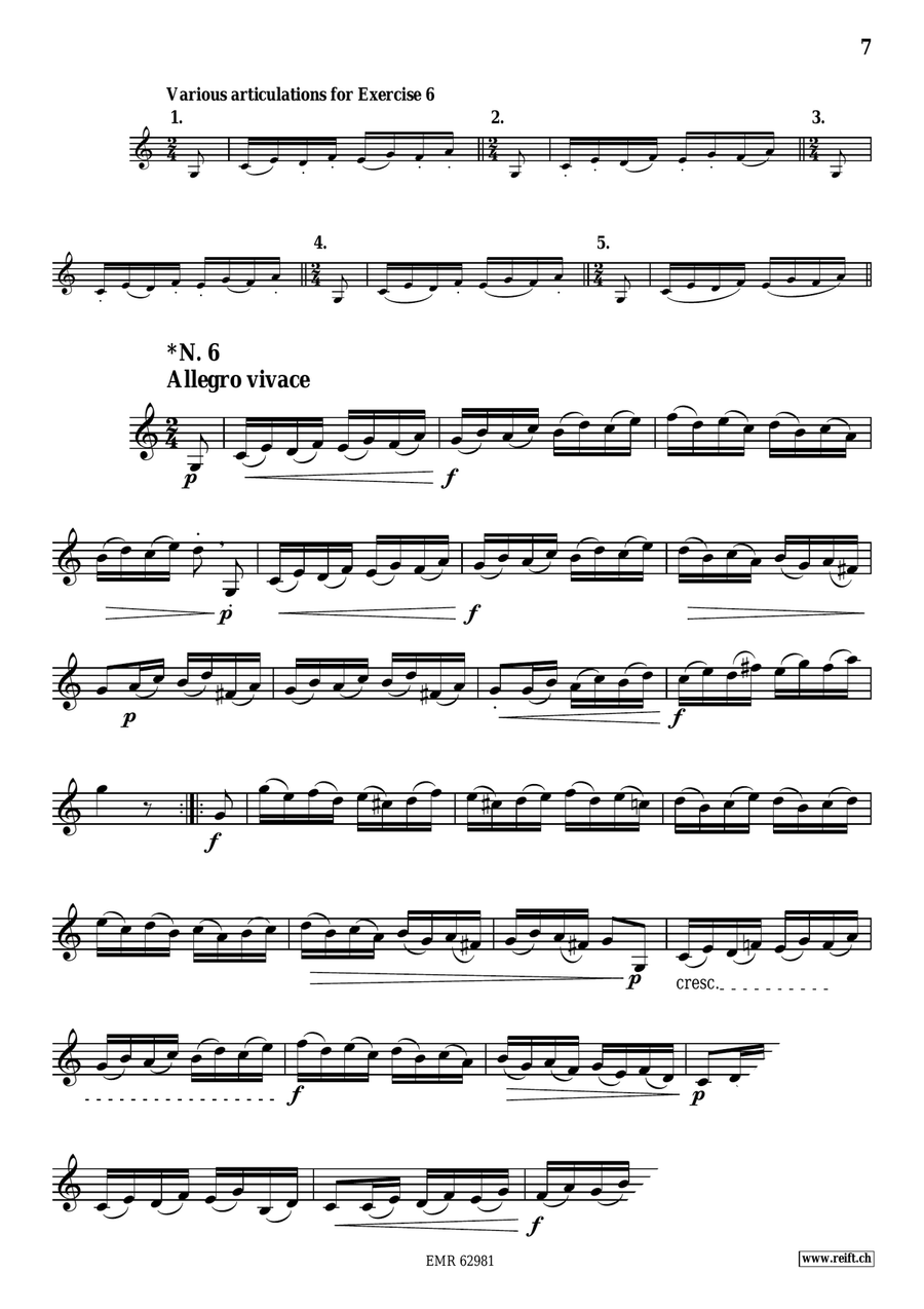 60 Selected Studies 60 Selected Studies Horn scores gallery preview page 7