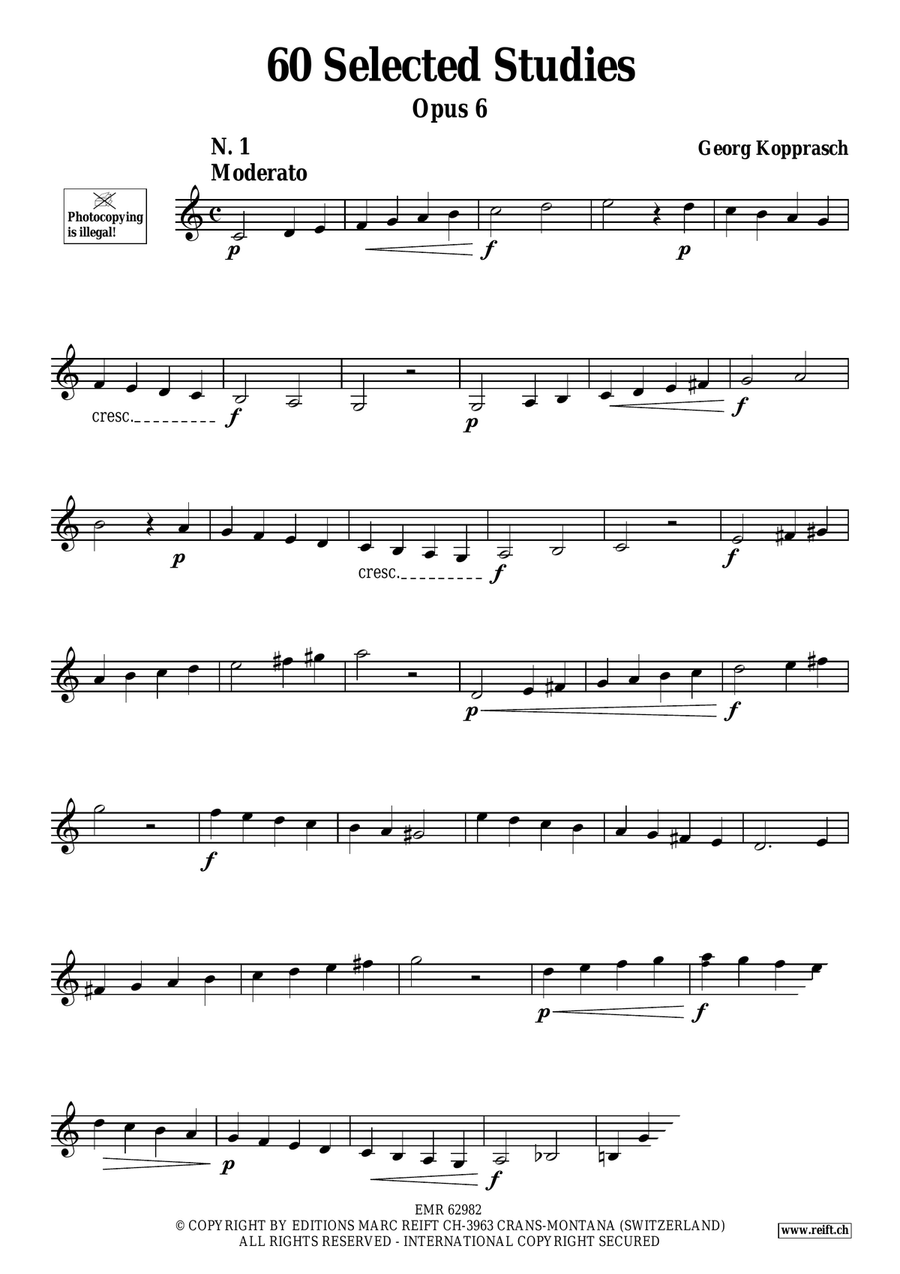 60 Selected Studies 60 Selected Studies Horn scores gallery preview page 3