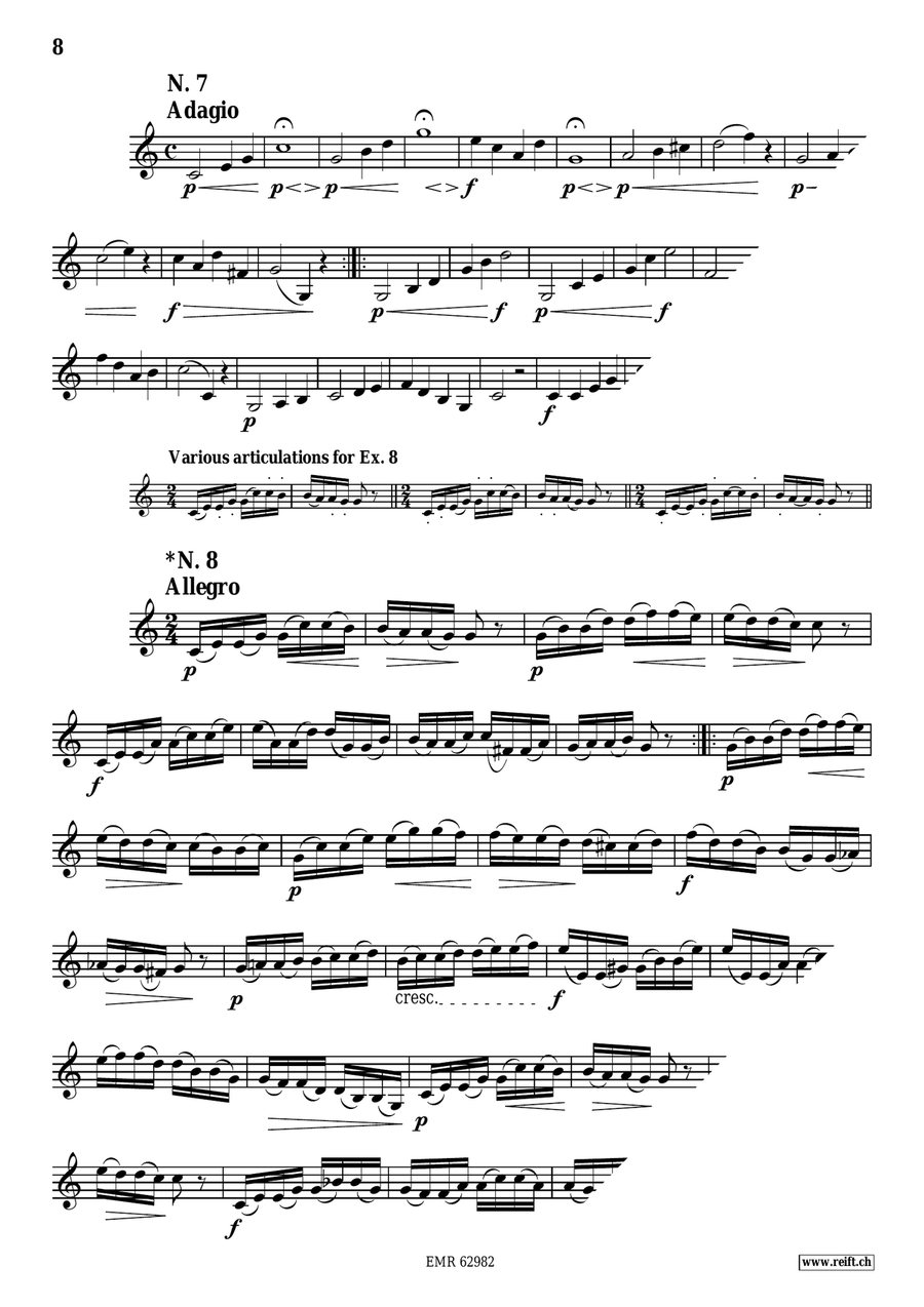 60 Selected Studies 60 Selected Studies Horn scores gallery preview page 8
