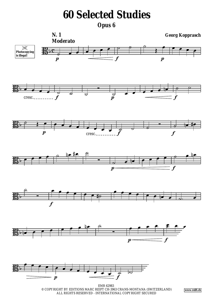60 Selected Studies 60 Selected Studies Trombone scores gallery preview page 3