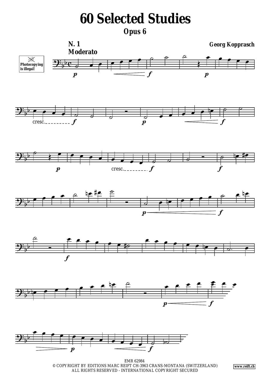 60 Selected Studies 60 Selected Studies Trombone scores gallery preview page 3