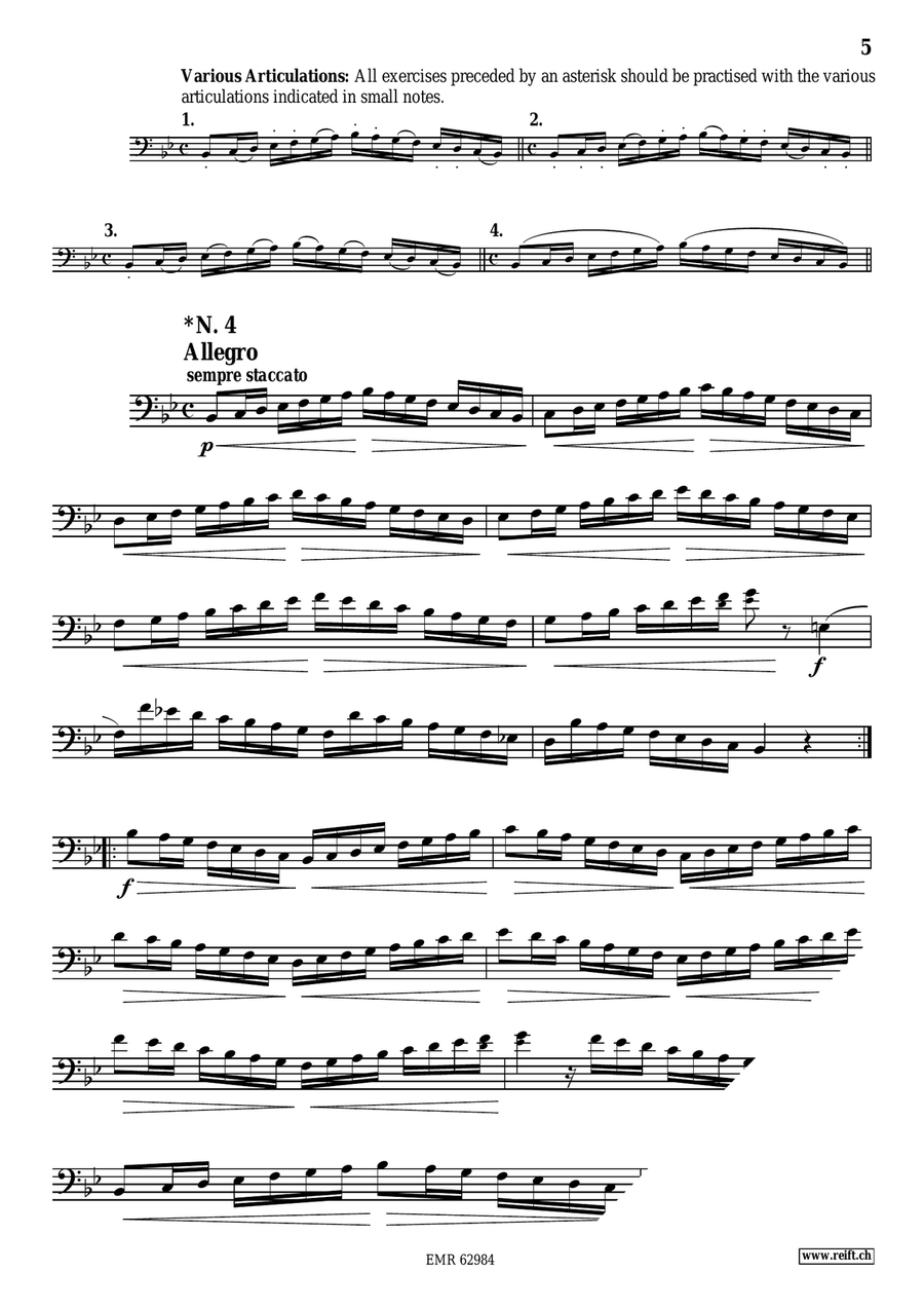 60 Selected Studies 60 Selected Studies Trombone scores gallery preview page 5
