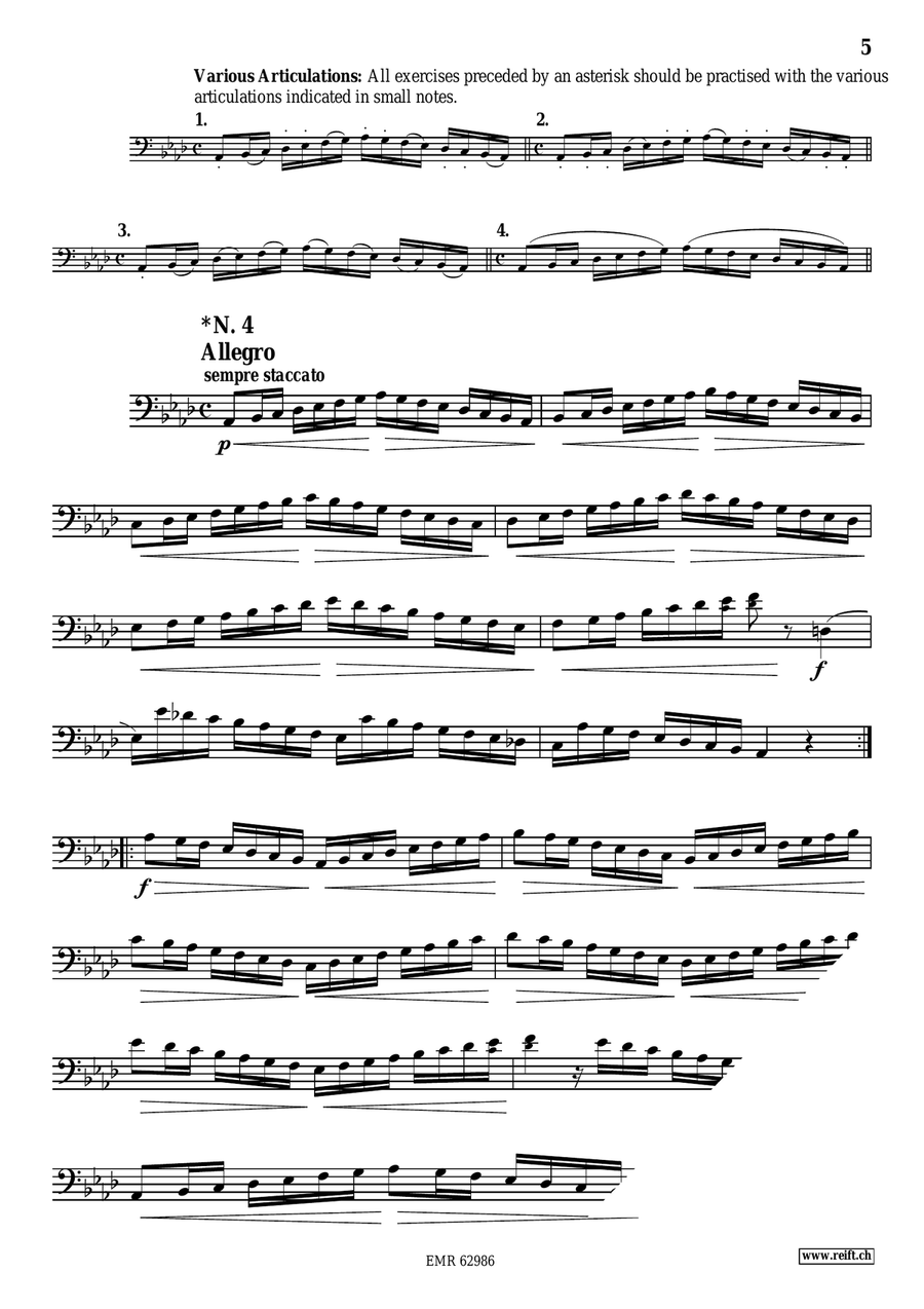 60 Selected Studies 60 Selected Studies Trombone scores gallery preview page 5