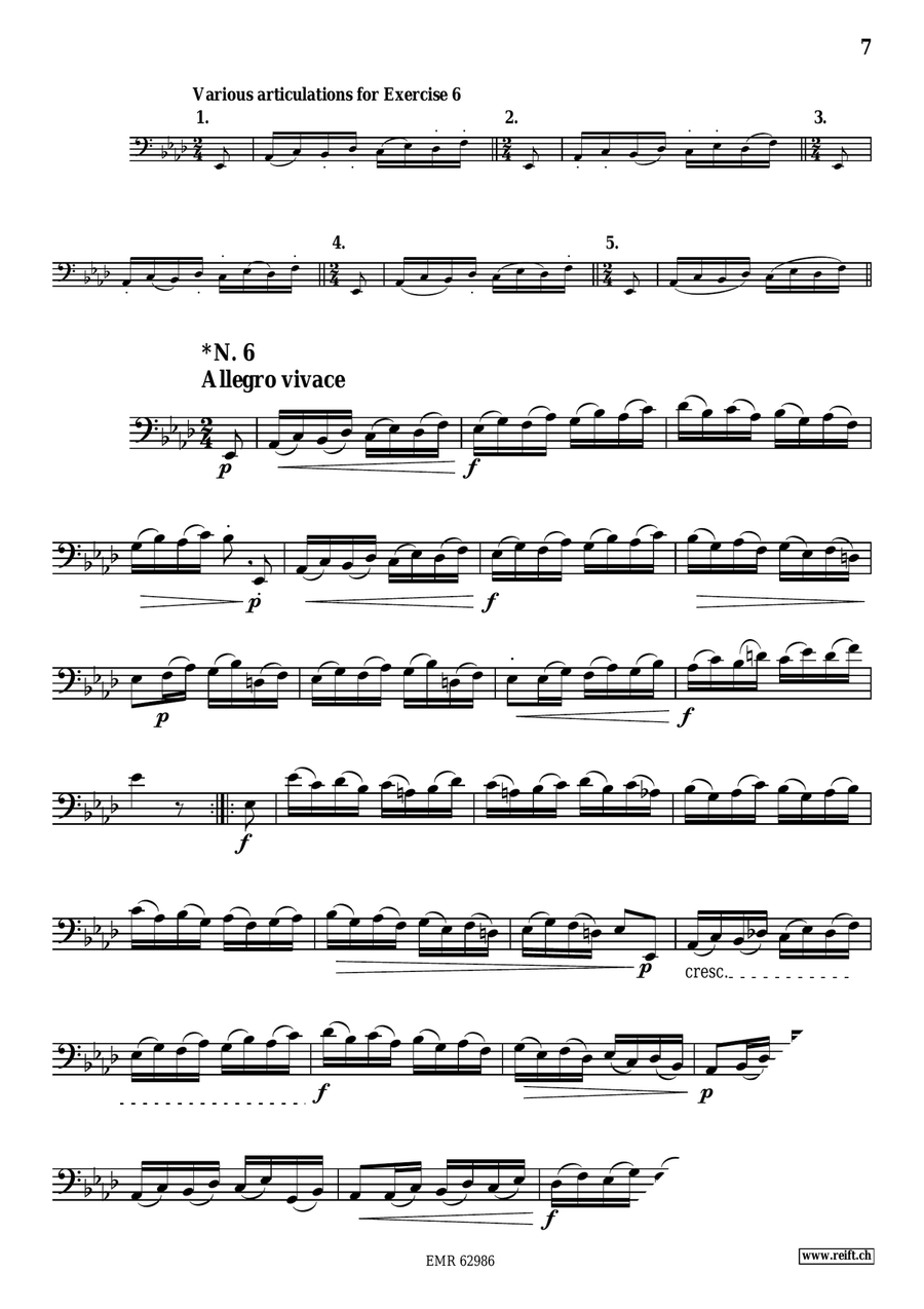 60 Selected Studies 60 Selected Studies Trombone scores gallery preview page 7