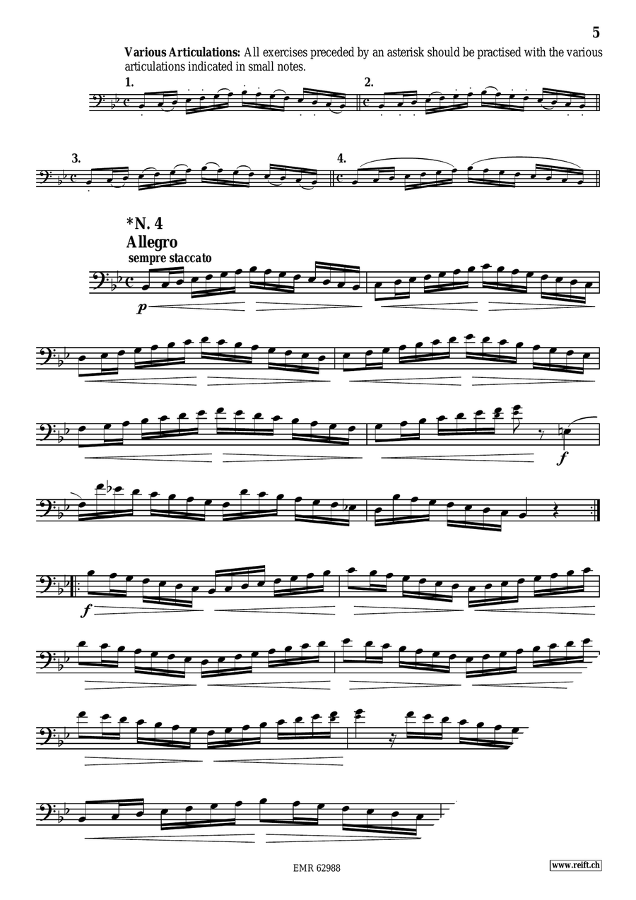 60 Selected Studies 60 Selected Studies Euphonium scores gallery preview page 5