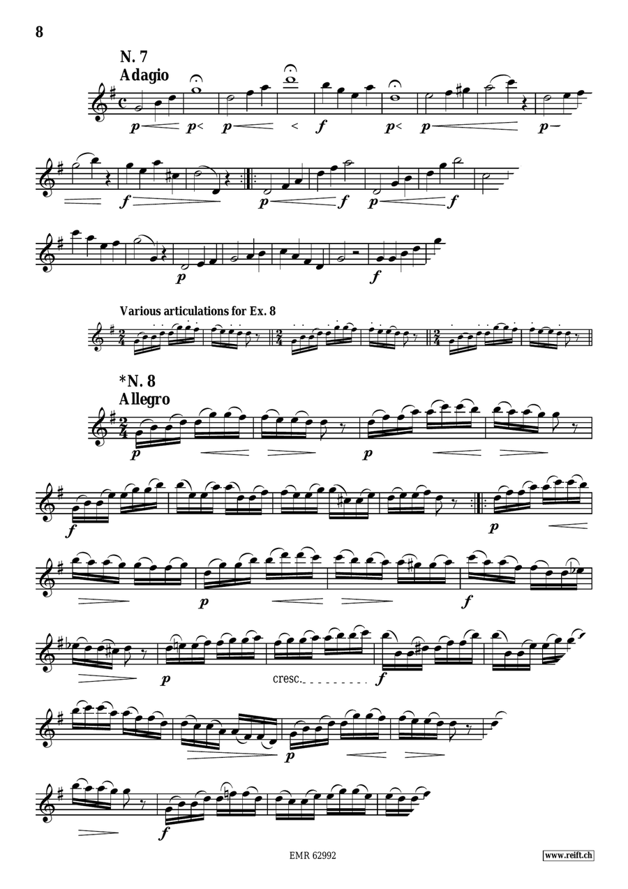 60 Selected Studies 60 Selected Studies Violin Solo scores gallery preview page 8