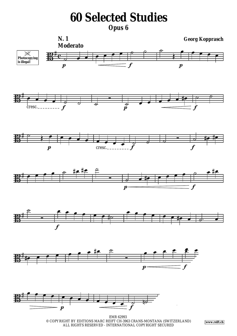 60 Selected Studies 60 Selected Studies Viola Solo scores gallery preview page 3