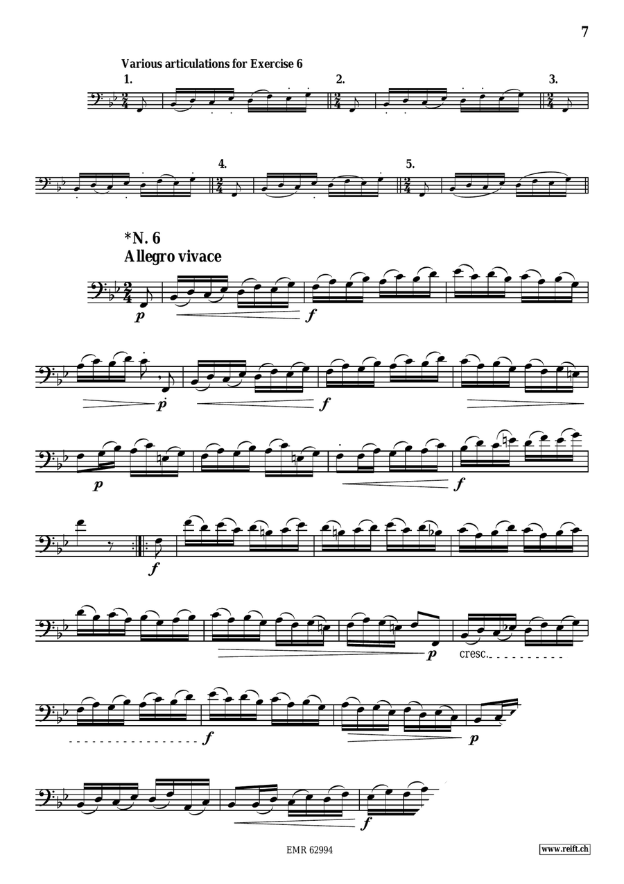 60 Selected Studies 60 Selected Studies Cello scores gallery preview page 7
