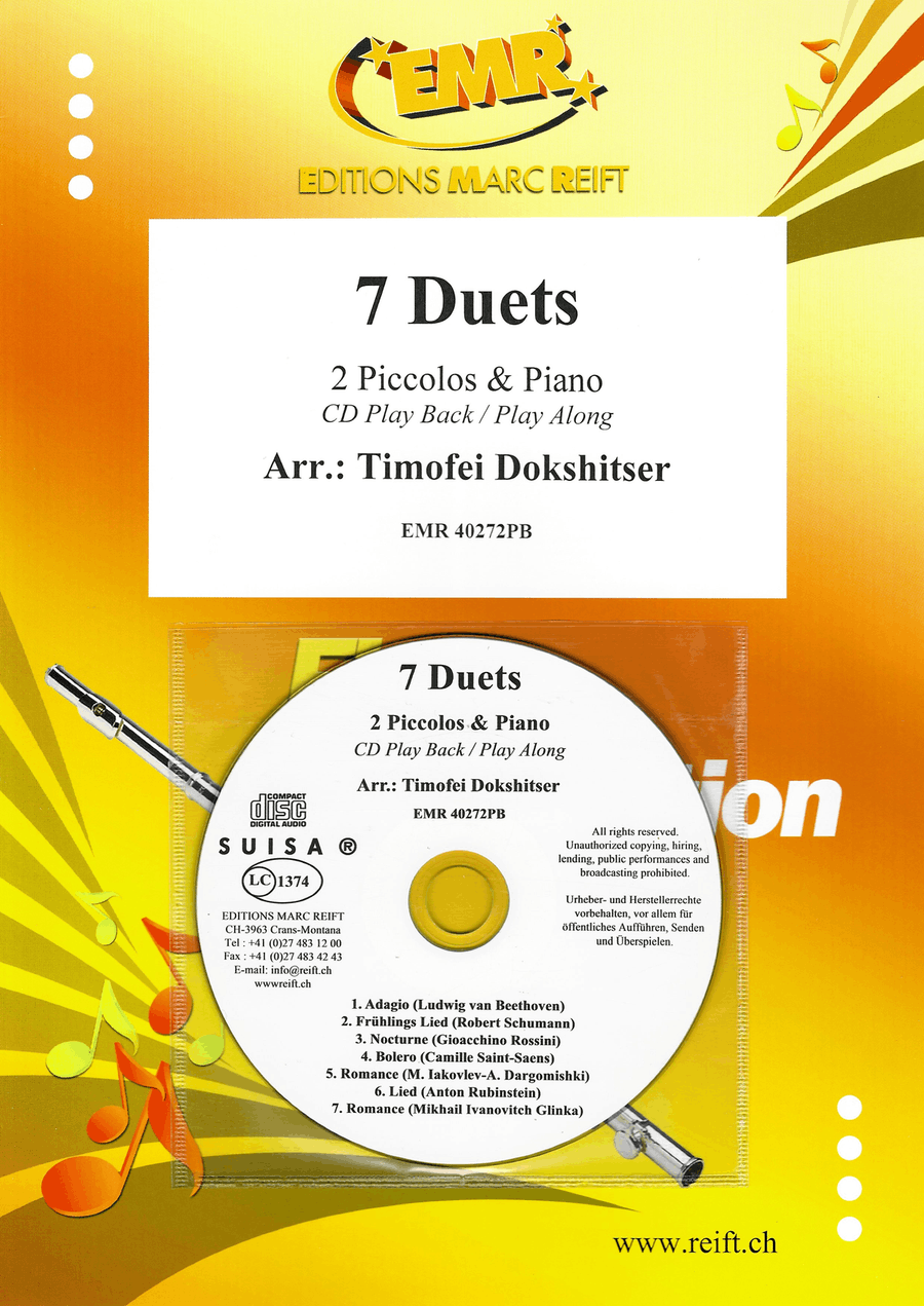 7 Duets 7 Duets Piccolo scores gallery preview page 1