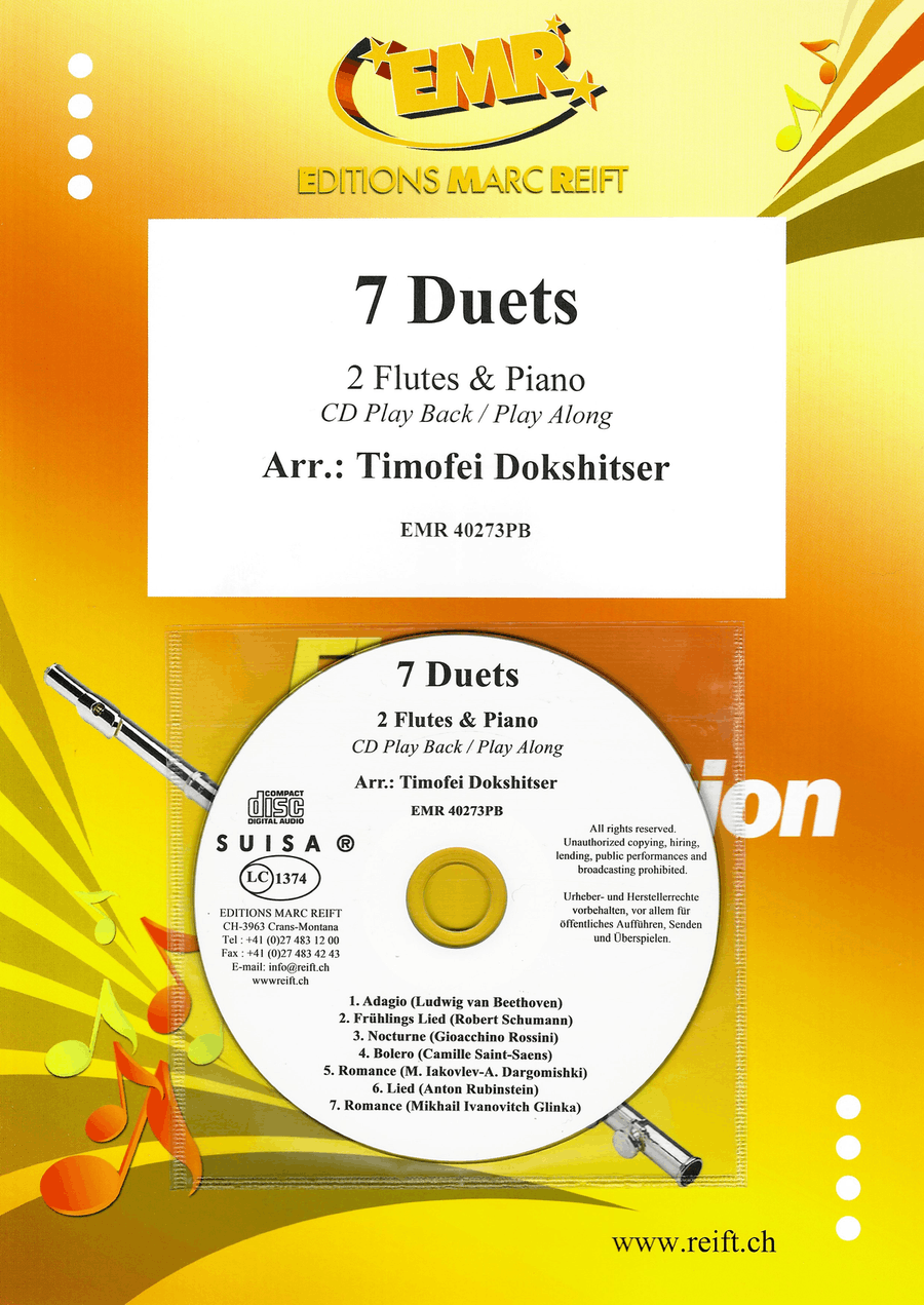 7 Duets 7 Duets Flute Duet scores gallery preview page 1