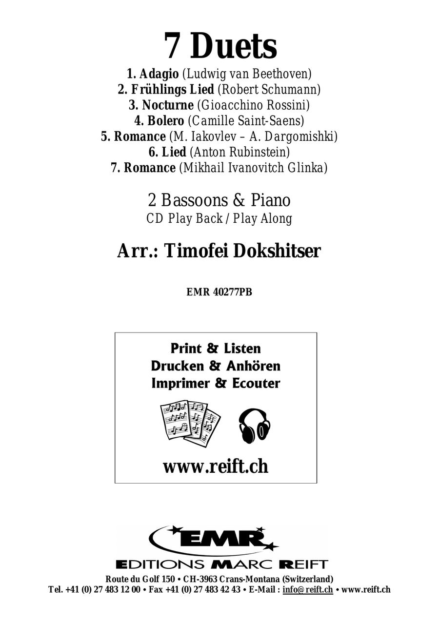 7 Duets 7 Duets Bassoon scores gallery preview page 2
