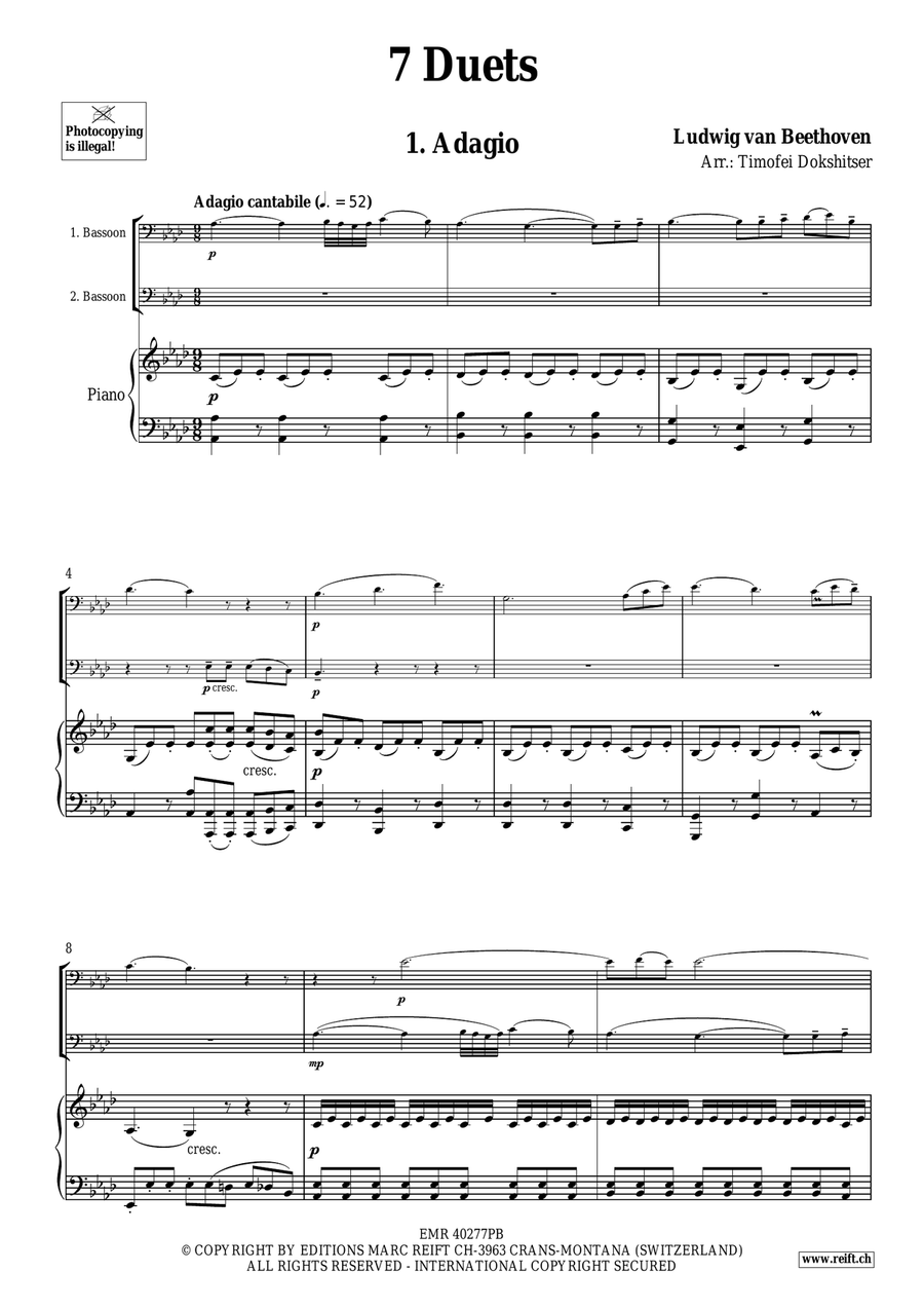 7 Duets 7 Duets Bassoon scores gallery preview page 3