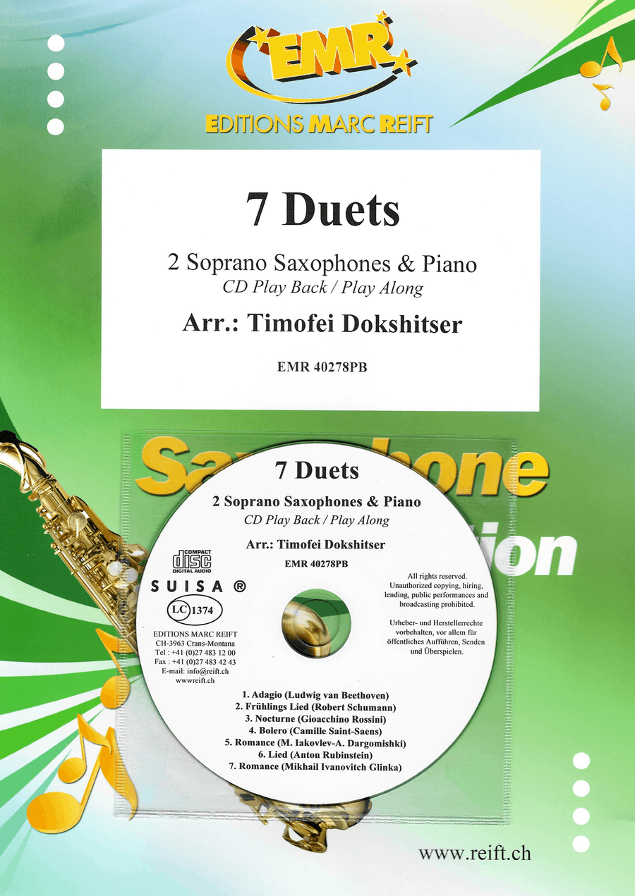 7 Duets 7 Duets Soprano Saxophone scores gallery preview page 1