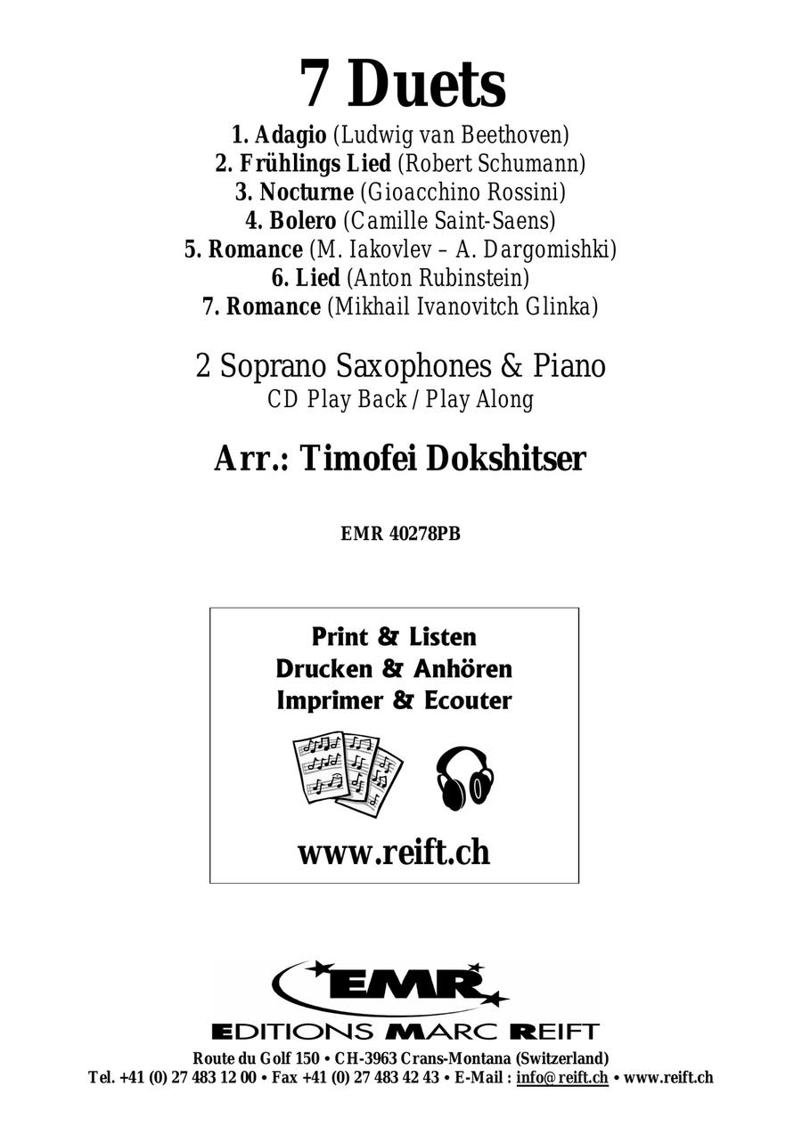 7 Duets 7 Duets Soprano Saxophone scores gallery preview page 2