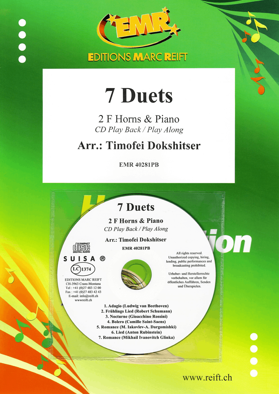 7 Duets 7 Duets Horn scores gallery preview page 1