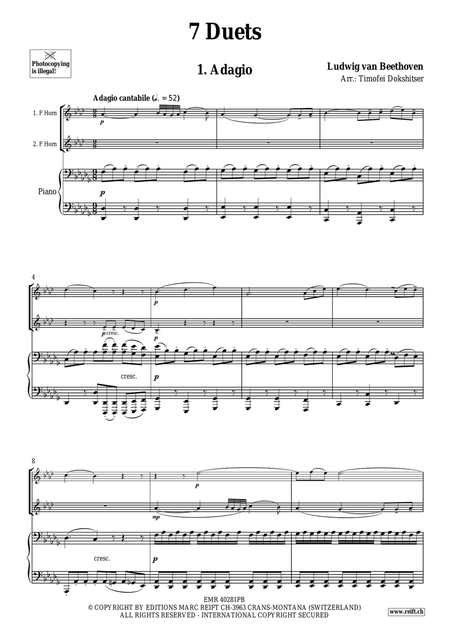 7 Duets 7 Duets Horn scores gallery preview page 3