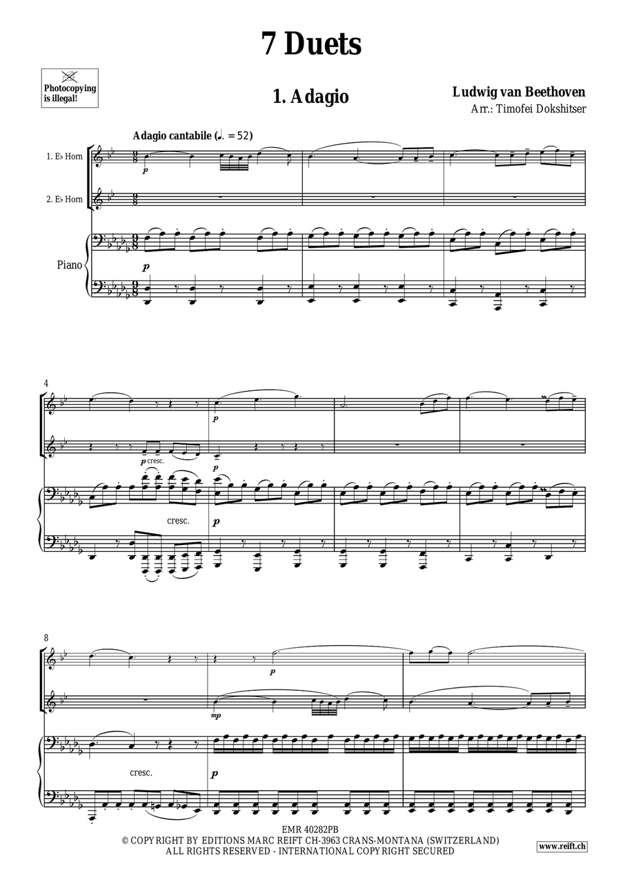 7 Duets 7 Duets Horn scores gallery preview page 3