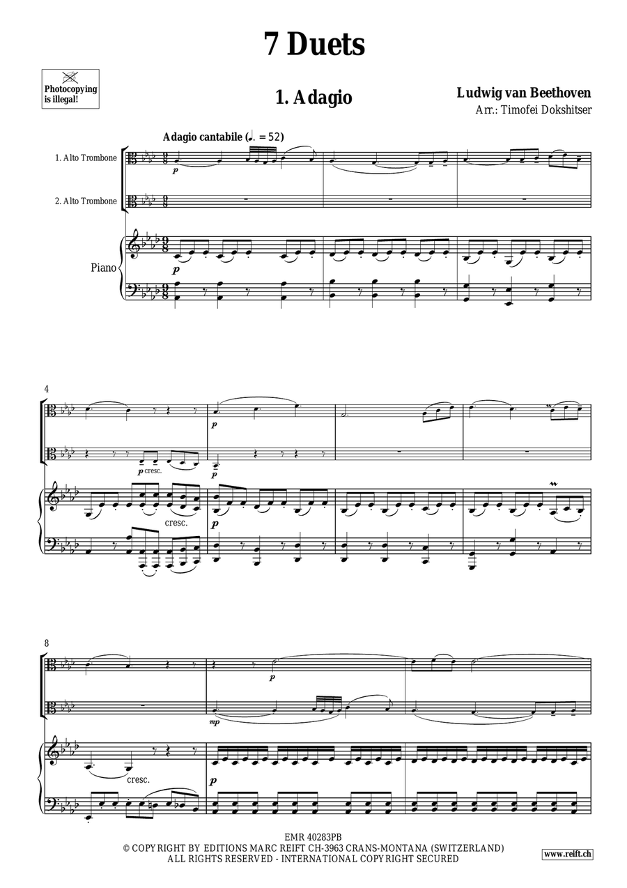 7 Duets 7 Duets Piano Accompaniment scores gallery preview page 3