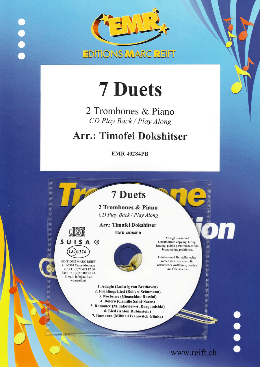 7 Duets 7 Duets Trombone Duet scores gallery preview page 1