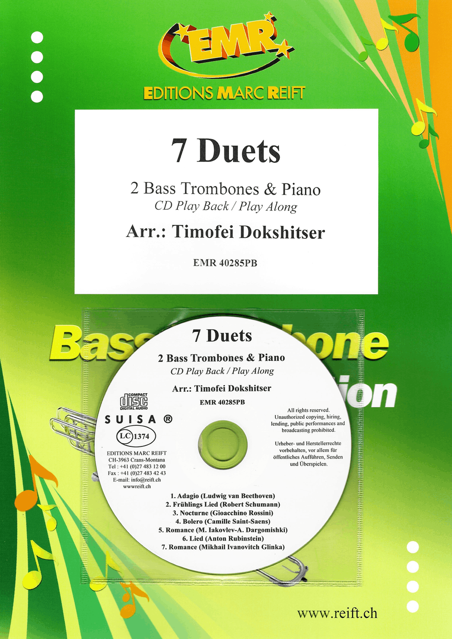 7 Duets 7 Duets Trombone scores gallery preview page 1