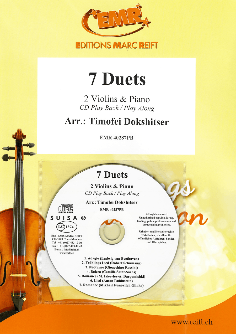 7 Duets 7 Duets Violin scores gallery preview page 1