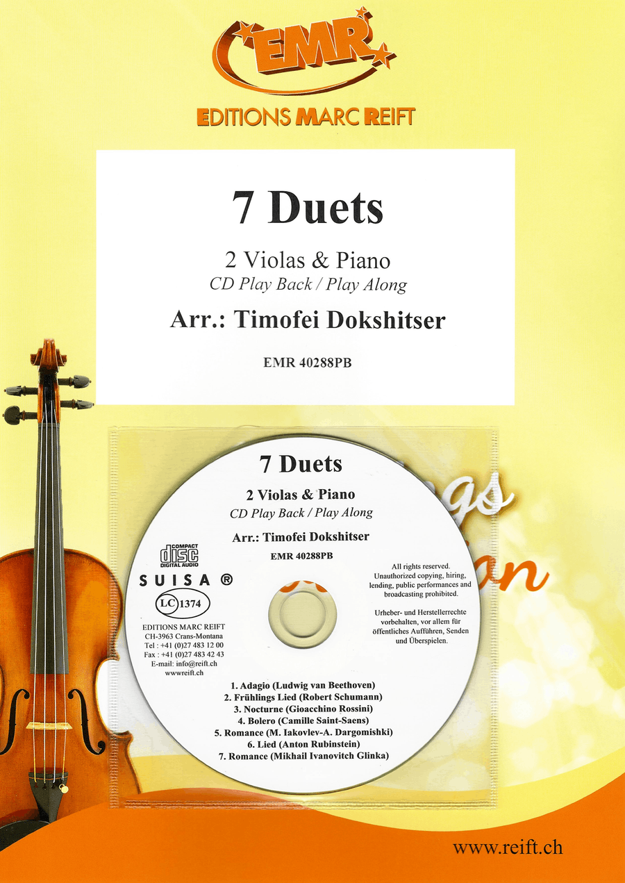 7 Duets 7 Duets Viola scores gallery preview page 1