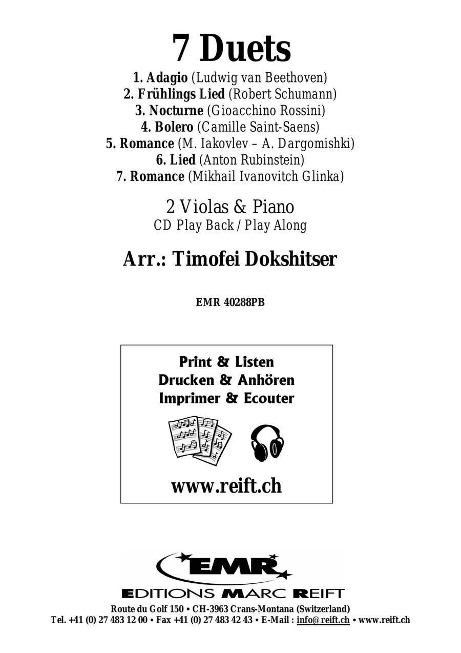 7 Duets 7 Duets Viola scores gallery preview page 2