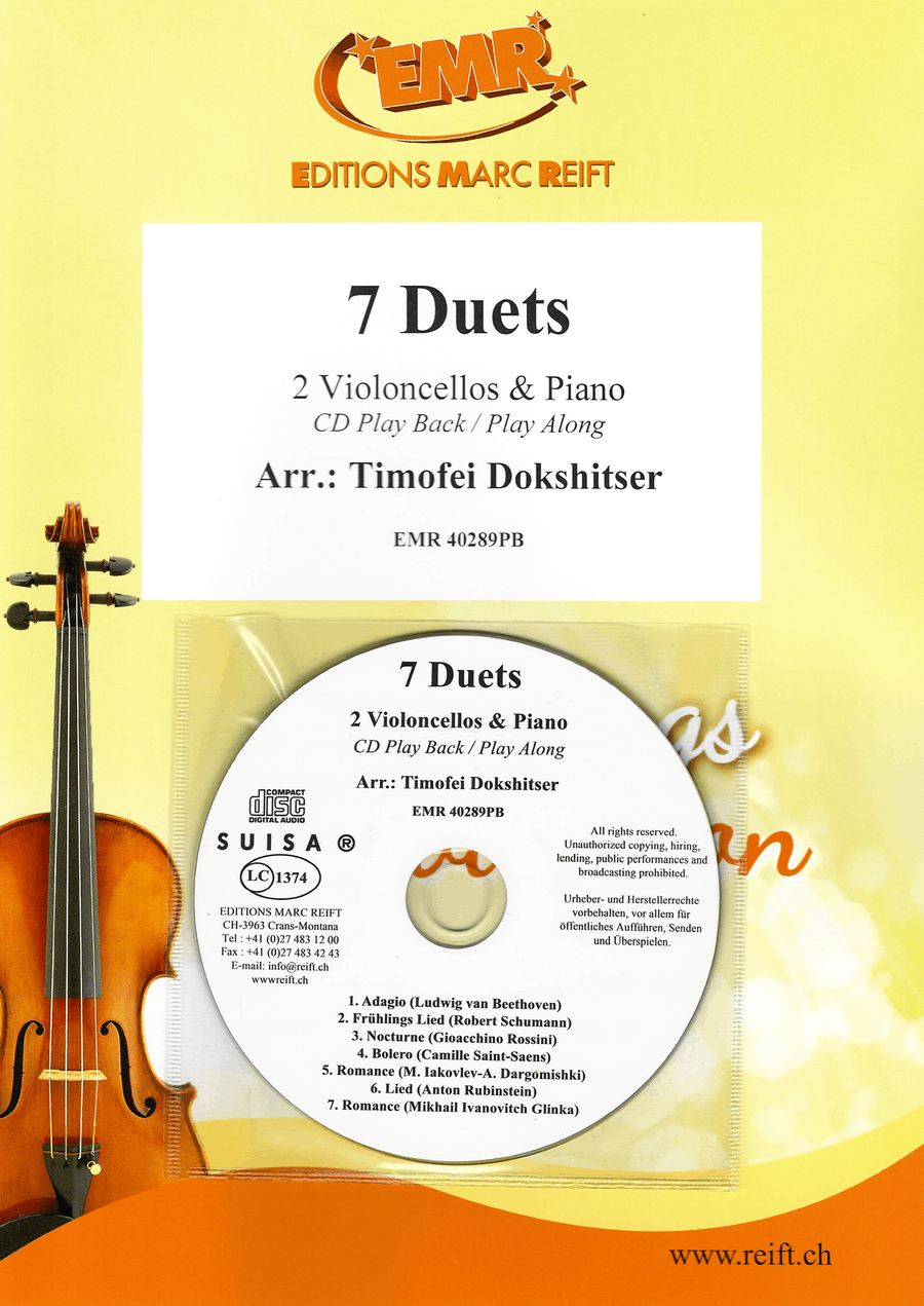 7 Duets 7 Duets Cello scores gallery preview page 1