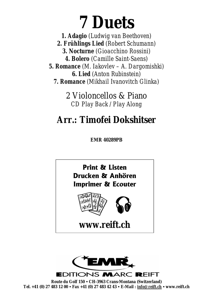 7 Duets 7 Duets Cello scores gallery preview page 2