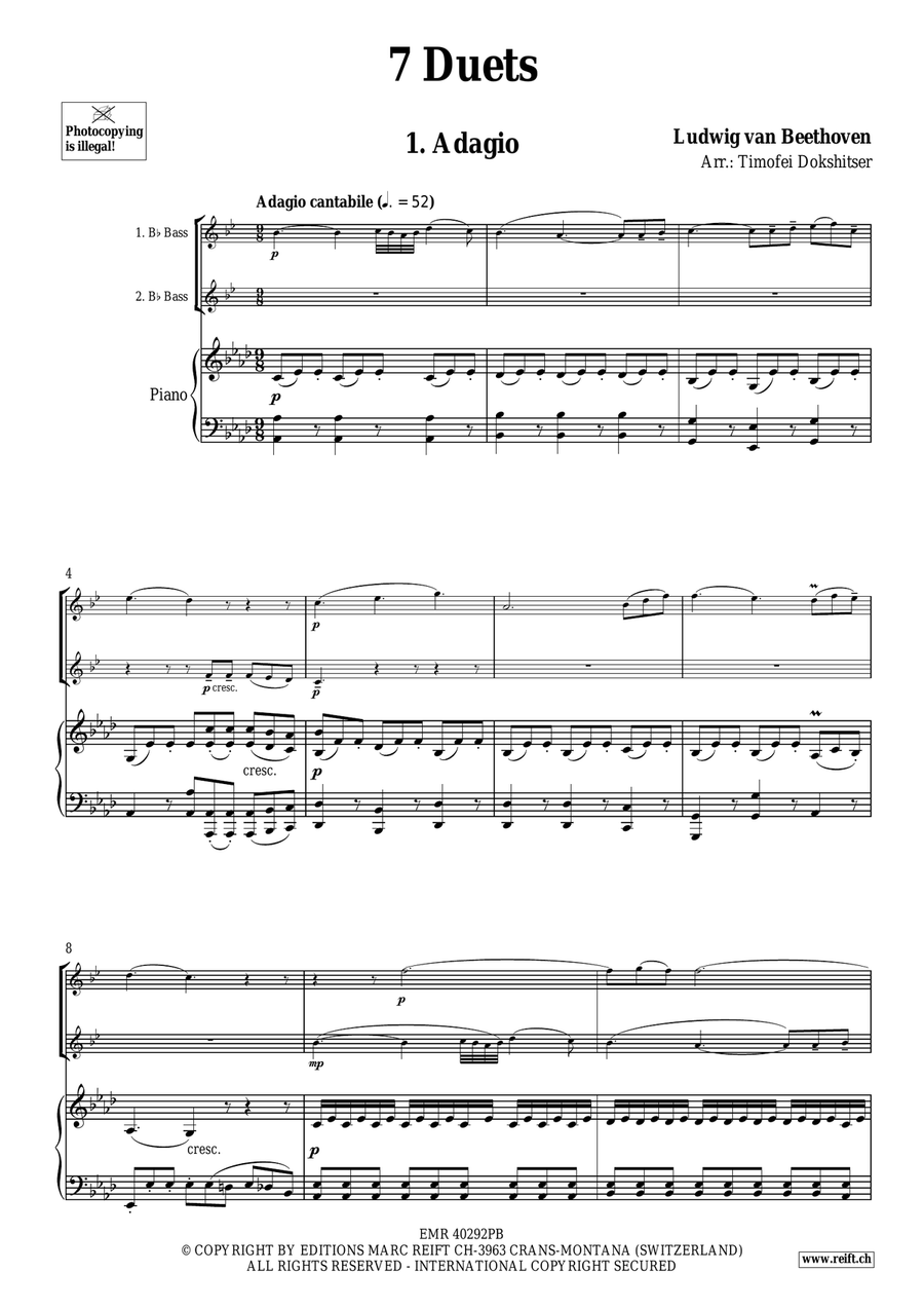 7 Duets 7 Duets Piano Accompaniment scores gallery preview page 3